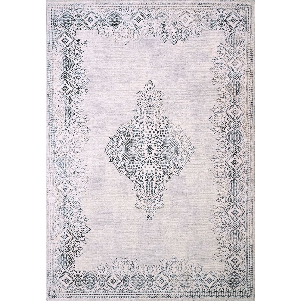 Dynamic Rugs 5226-105 Carson 7.10 Ft. X 10.10 Ft. Rectangle Rug in Ivory/Blue 